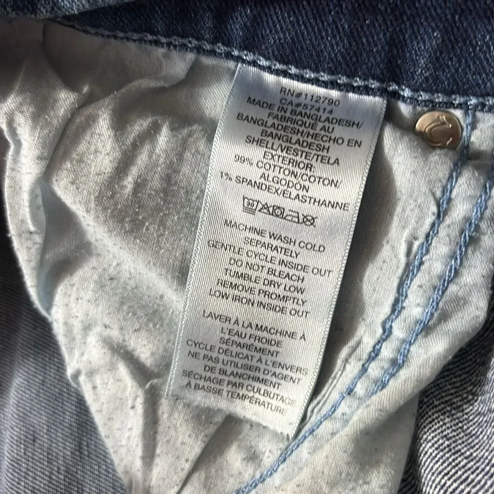 True Religion denim blue jeans 38 Ricky relaxed straight